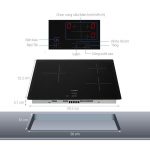 Bếp từ Bosch 3 vùng nấu PUC61KAA5E lắp âm Bếp từ Bosch 3 vùng nấu PUC61KAA5E lắp âm